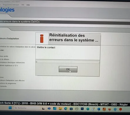 Supprimer code erreur adblue avec delphi hdi